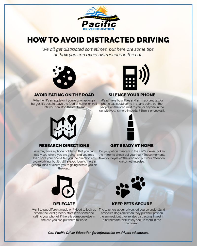 Drivers Ed Gresham: How to Avoid Distracted Driving - Pacific Driver Education