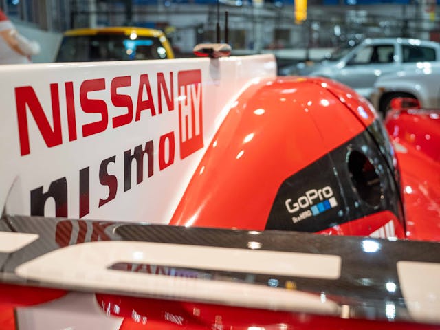 2015 Nissan GT-R LM NISMO spoiler cabin wing