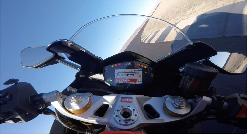 Aprilia RS 660 dash. 