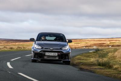 Toyota GR Yaris, front, driving