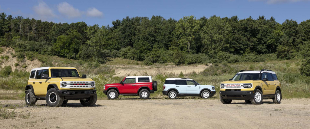 2023 Ford Bronco Heritage Edition and 2023 Ford Bronco Sport Heritage Edition